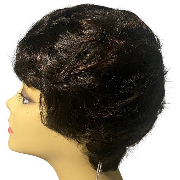 Finger Wave Modacrylic Maya Wig Vivica Fox Pure Stretch Cap FS1B/30 Hair NWT - Picture 1 of 13